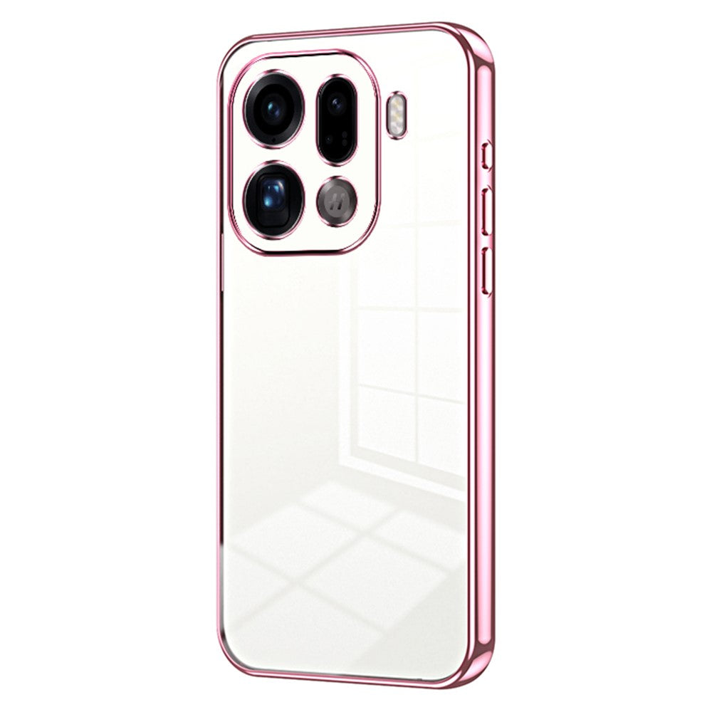 For Oppo Find X9 Pro 5G Case Electroplating Frame Soft TPU Phone Cover