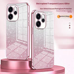 mobilskal till Oppo Reno15 Pro Max 5G (Global) / Reno15 Pro 5G (Kina) Galvaniserat, Gradient Glitter TPU-mobilskal