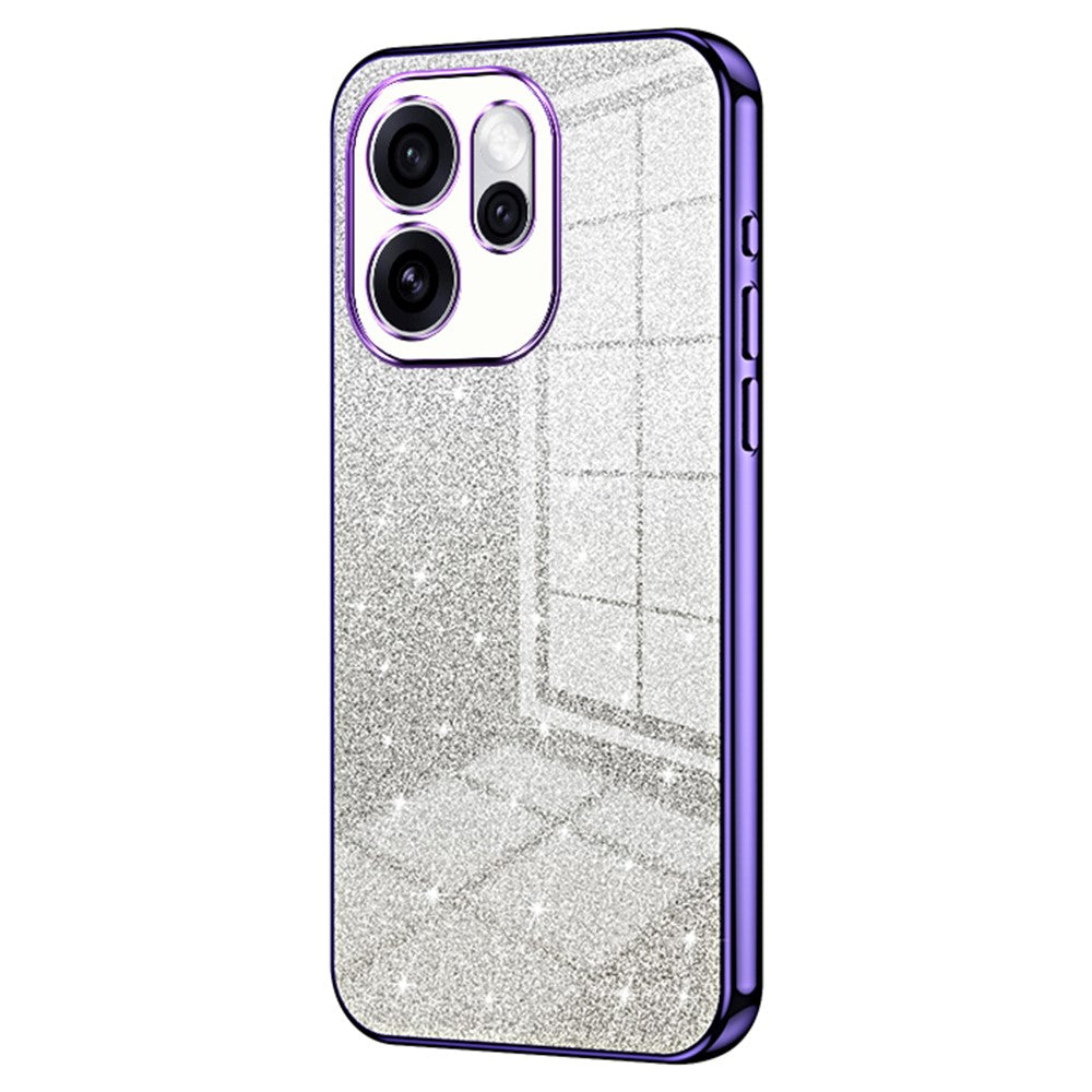 mobilskal till Oppo Reno15 Pro Max 5G (Global) / Reno15 Pro 5G (Kina) Galvaniserat, Gradient Glitter TPU-mobilskal