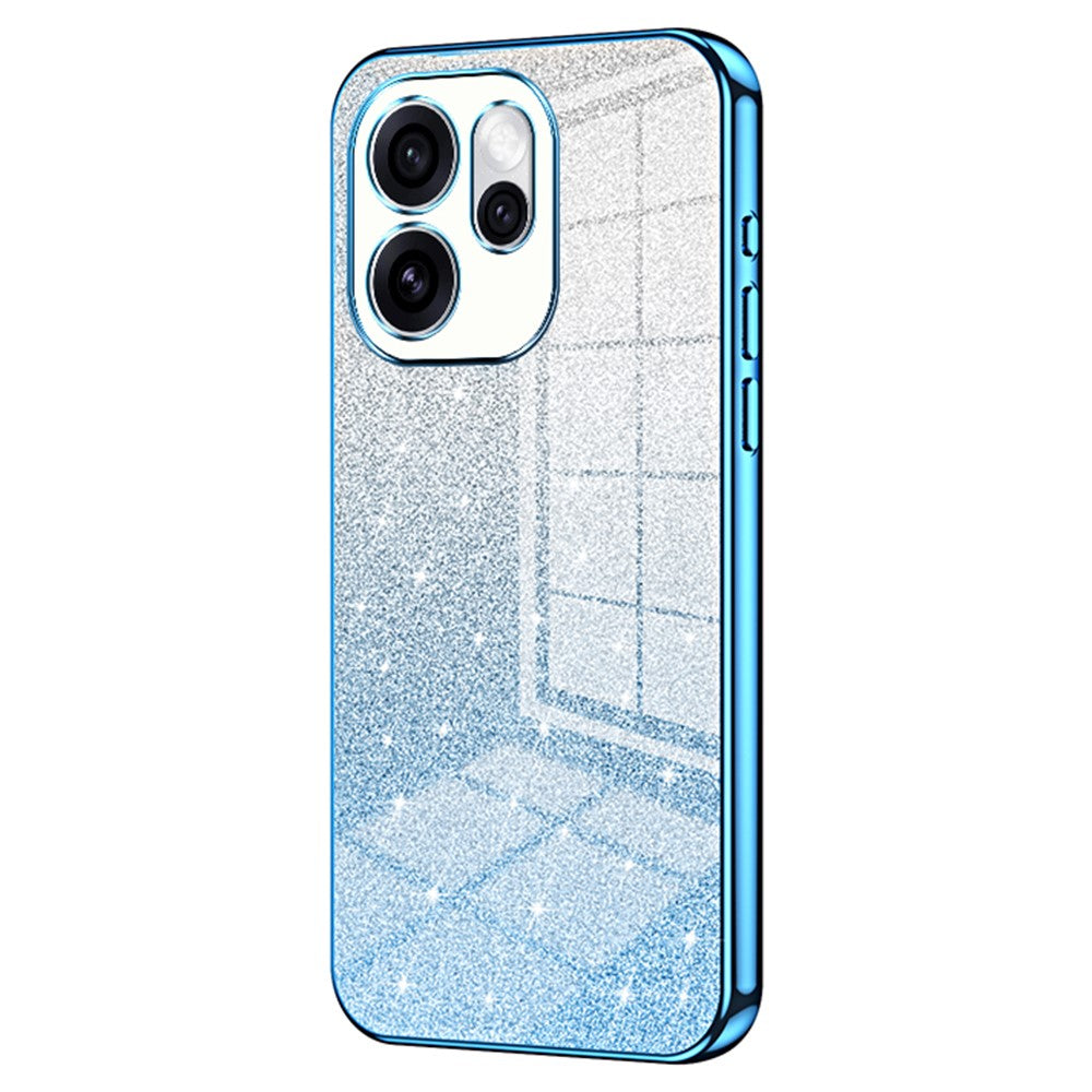 mobilskal till Oppo Reno15 Pro Max 5G (Global) / Reno15 Pro 5G (Kina) Galvaniserat, Gradient Glitter TPU-mobilskal