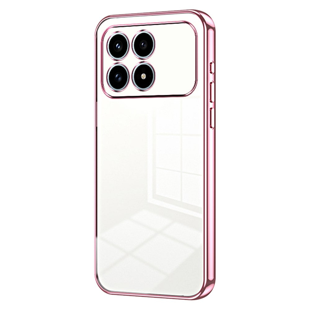mobilskal för Xiaomi Poco F8 Pro 5G / Redmi K90 5G Galvaniserad ram Mjukt TPU-mobilskal