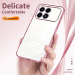 mobilskal för Xiaomi Poco F8 Pro 5G / Redmi K90 5G Galvaniserad ram Mjukt TPU-mobilskal