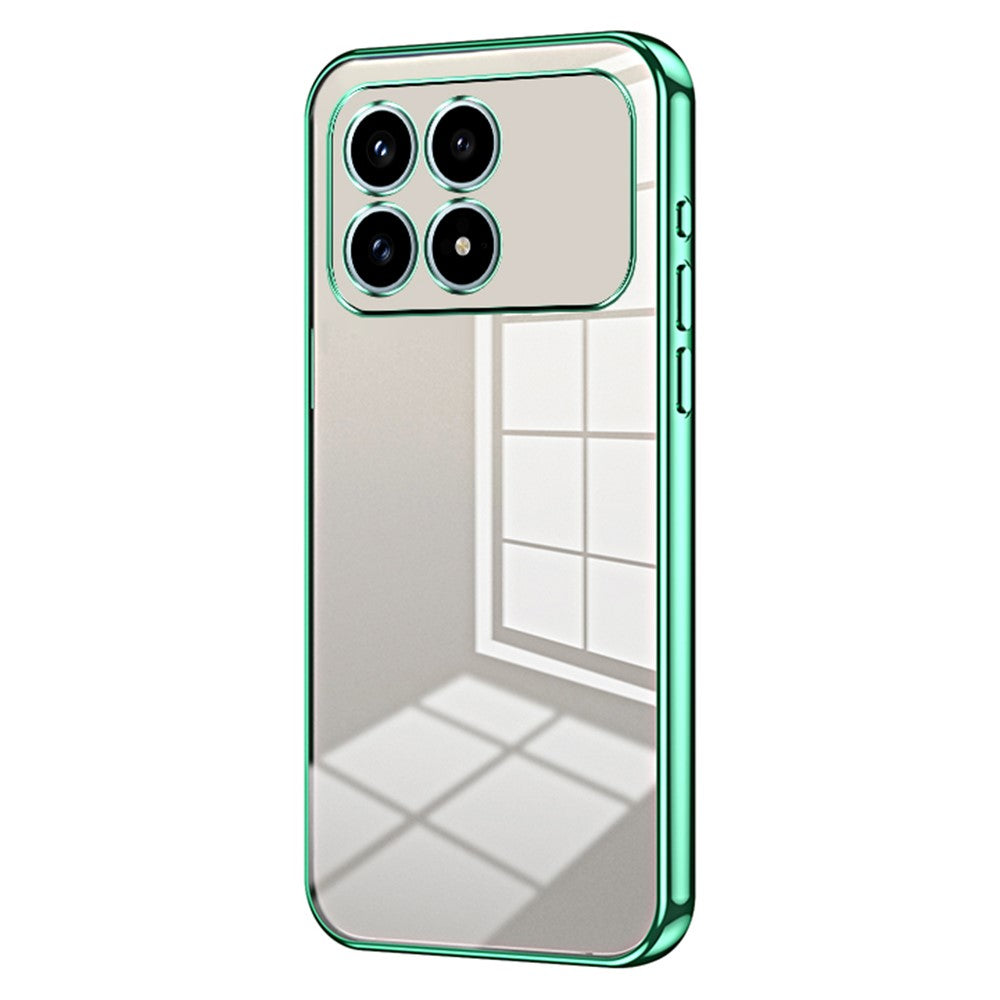 mobilskal för Xiaomi Poco F8 Pro 5G / Redmi K90 5G Galvaniserad ram Mjukt TPU-mobilskal