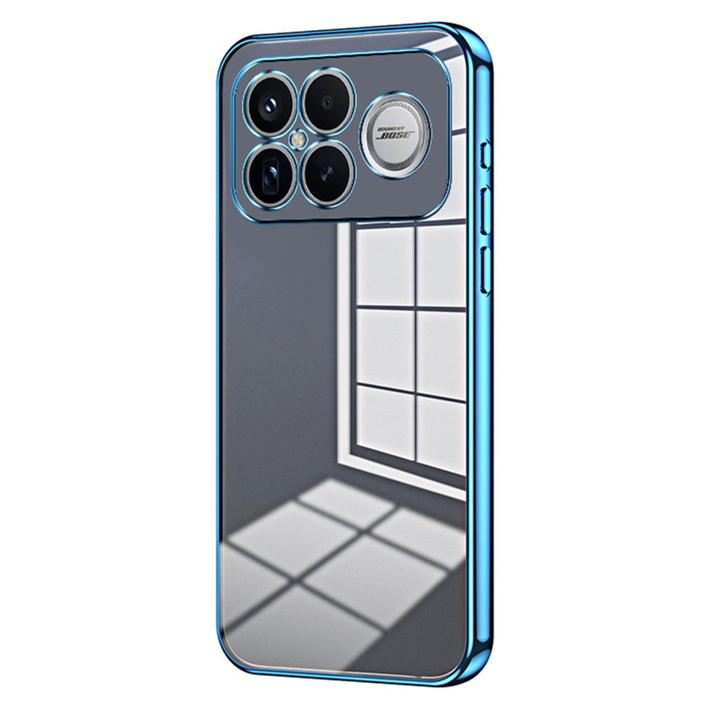 mobilskal för Xiaomi Poco F8 Ultra / Redmi K90 Pro Max 5G Galvaniserad ram Mjukt TPU-mobilskal