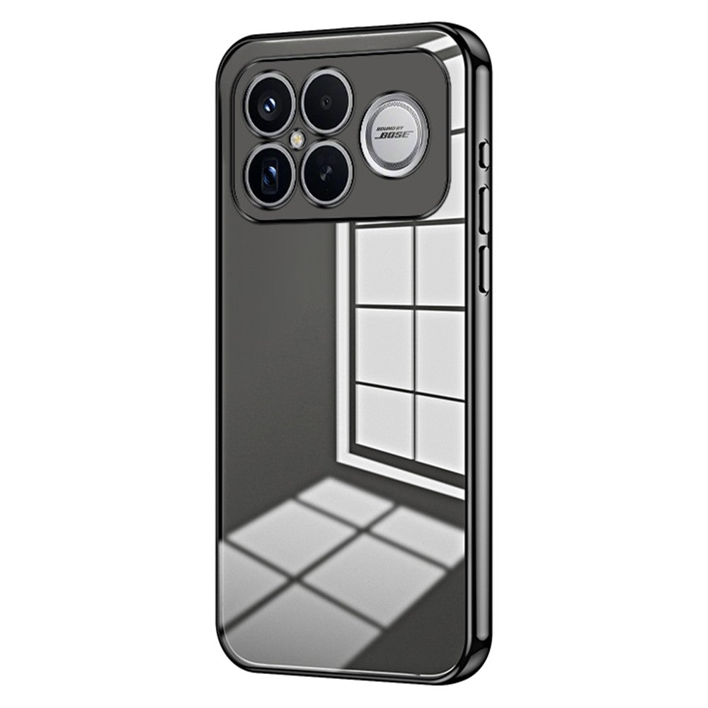 mobilskal för Xiaomi Poco F8 Ultra / Redmi K90 Pro Max 5G Galvaniserad ram Mjukt TPU-mobilskal