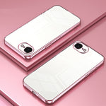 For iPhone 17th / 16th Case Electroplating Frame Soft TPU Phone Cover