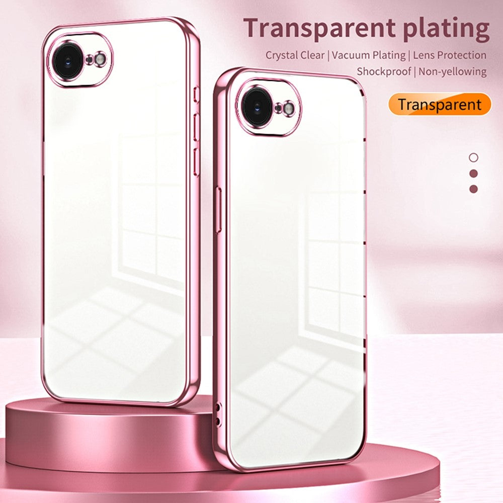 For iPhone 17th / 16th Case Electroplating Frame Soft TPU Phone Cover