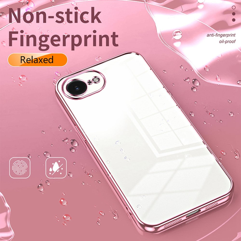 For iPhone 17th / 16th Case Electroplating Frame Soft TPU Phone Cover