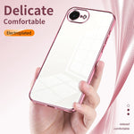 For iPhone 17th / 16th Case Electroplating Frame Soft TPU Phone Cover