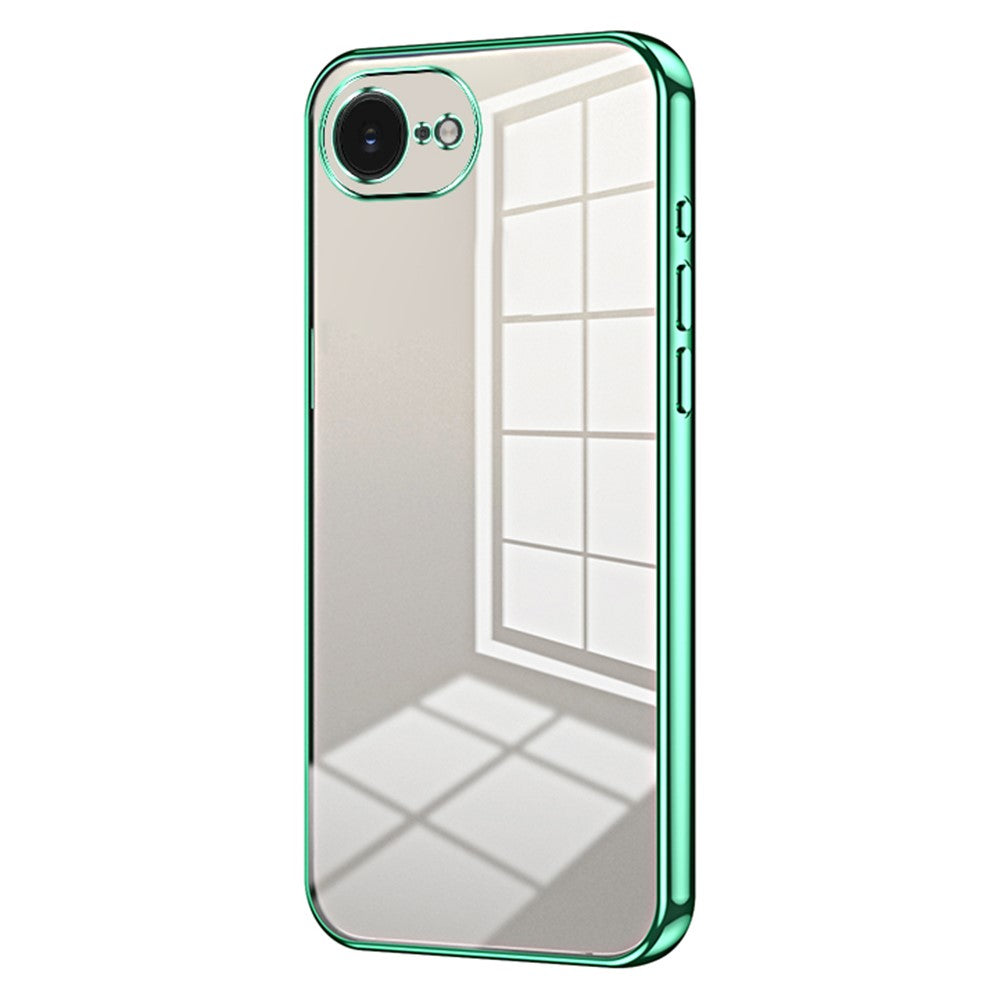 For iPhone 17th / 16th Case Electroplating Frame Soft TPU Phone Cover
