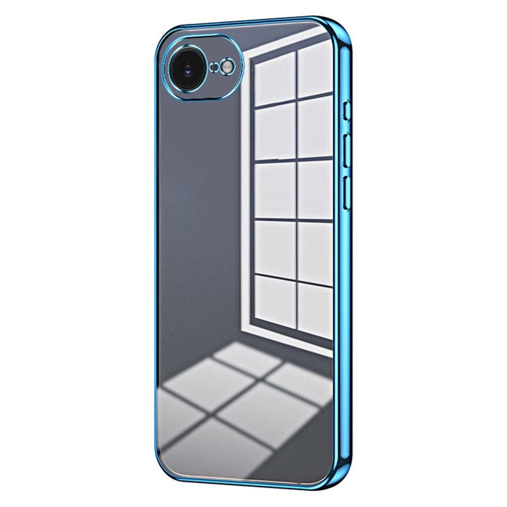 For iPhone 17th / 16th Case Electroplating Frame Soft TPU Phone Cover