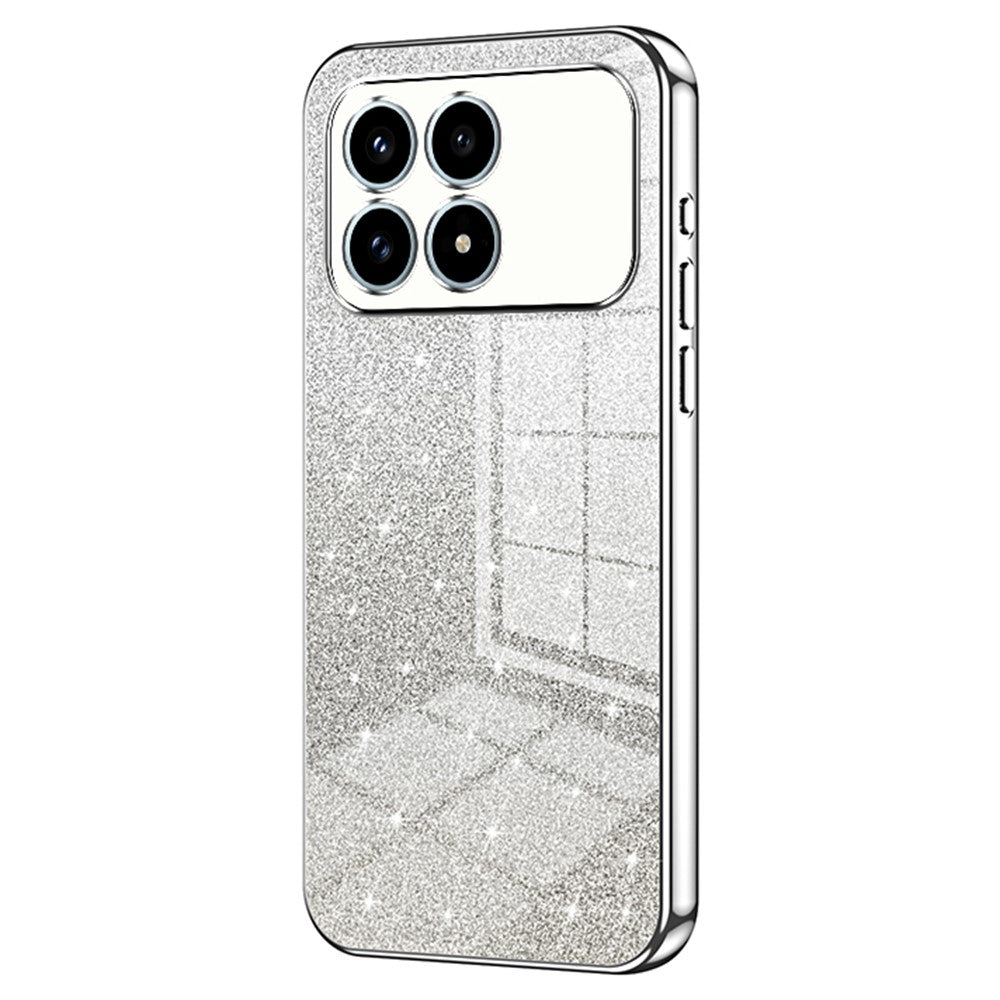 Phone Case For Xiaomi Poco F8 Pro 5G  /  Redmi K90 5G Electroplating Gradient Glitter TPU Phone Cover