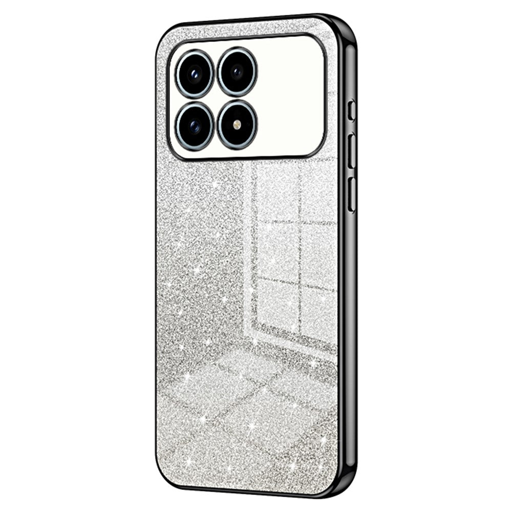 Phone Case For Xiaomi Poco F8 Pro 5G  /  Redmi K90 5G Electroplating Gradient Glitter TPU Phone Cover