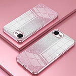 For iPhone 17th / 16th Case Electroplating Gradient Glitter TPU Phone Cover