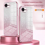 For iPhone 17th / 16th Case Electroplating Gradient Glitter TPU Phone Cover