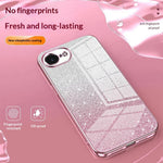 For iPhone 17th / 16th Case Electroplating Gradient Glitter TPU Phone Cover