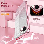 For iPhone 17th / 16th Case Electroplating Gradient Glitter TPU Phone Cover