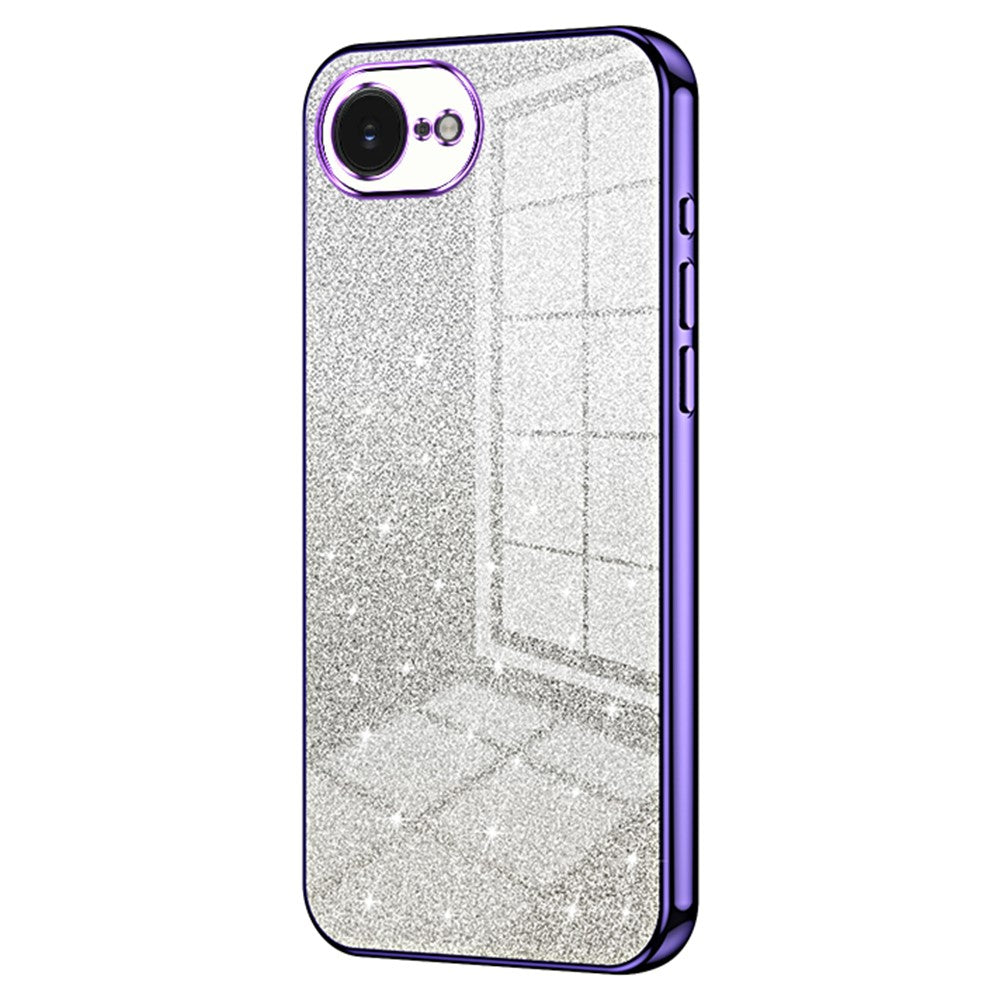 For iPhone 17th / 16th Case Electroplating Gradient Glitter TPU Phone Cover