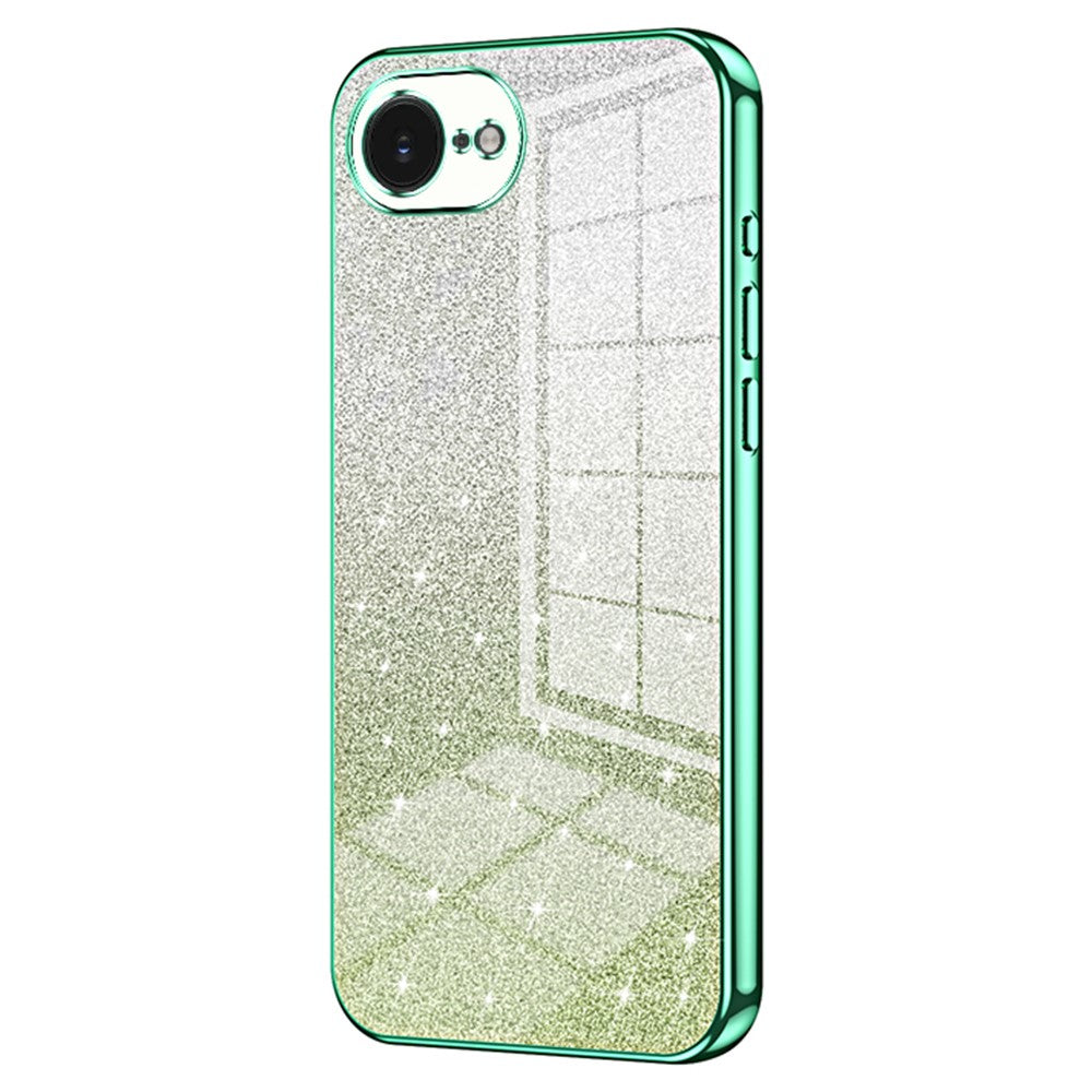 For iPhone 17th / 16th Case Electroplating Gradient Glitter TPU Phone Cover
