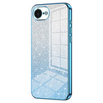 For iPhone 17th / 16th Case Electroplating Gradient Glitter TPU Phone Cover