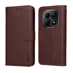 ENKAY HAT PRINCE til Xiaomi Redmi Note 15 Pro+ 5G (Global) / Xiaomi Poco M8 Pro 5G, tegnebokscover med kalveskindstekstur, stativ og hydrogel-film/rem