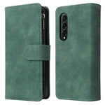 For Samsung Galaxy Z Fold4 5G Multiple Card Slots Zipper Pocket PU Leather Phone Stand Case Magnetic Clasp Wallet Cover