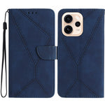 For Oppo Reno15 Pro Max 5G (Global) Case Skin Touch Lines Imprinted PU Leather Flip Phone Cover
