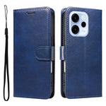 For Oppo Reno15 F 5G Leather Wallet Case with Strap Solid Color Phone Stand Cover
