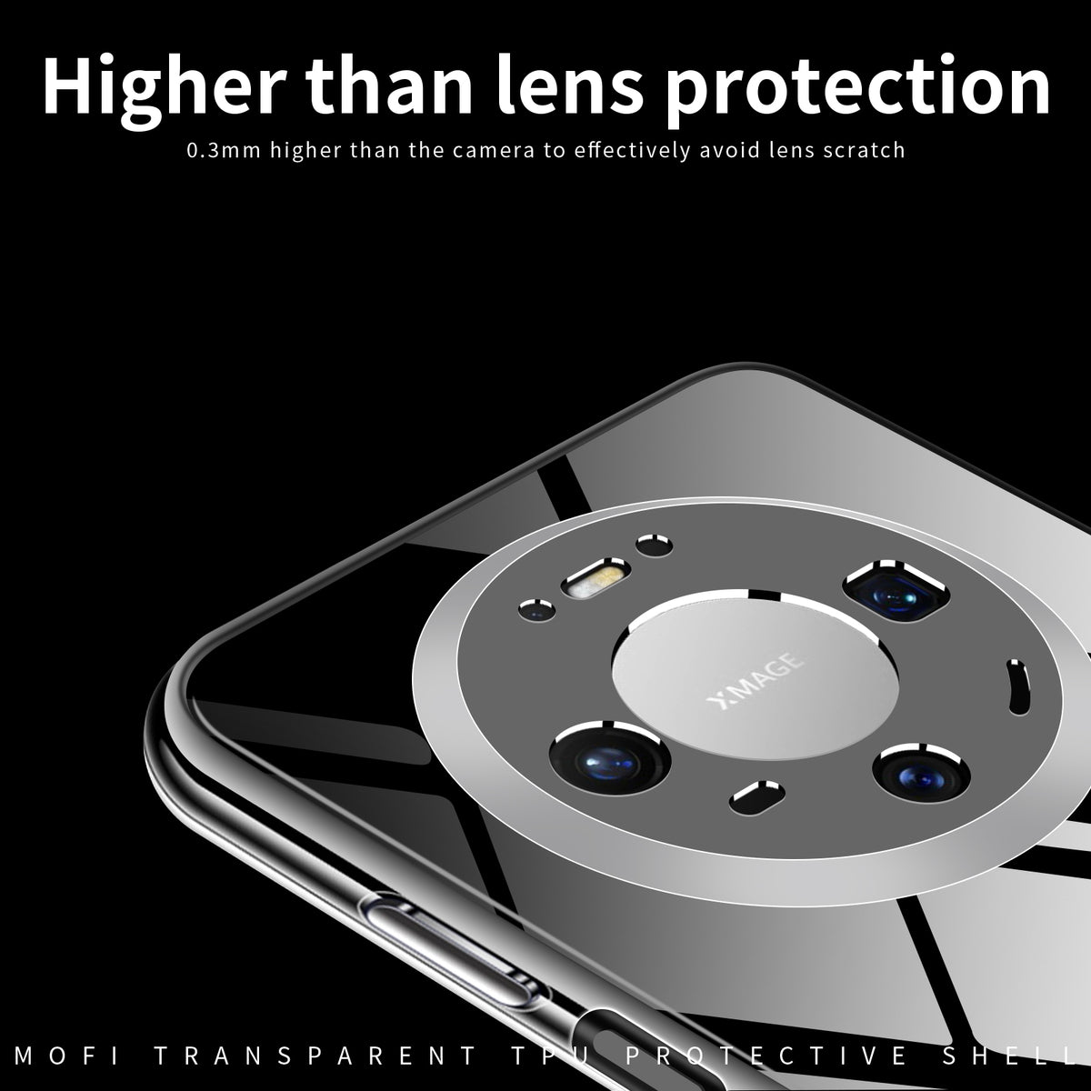 MOFI For Huawei Mate 80 Pro / Huawei Mate 80 Clear Phone Case  Ultra-Thin TPU Phone Back Cover