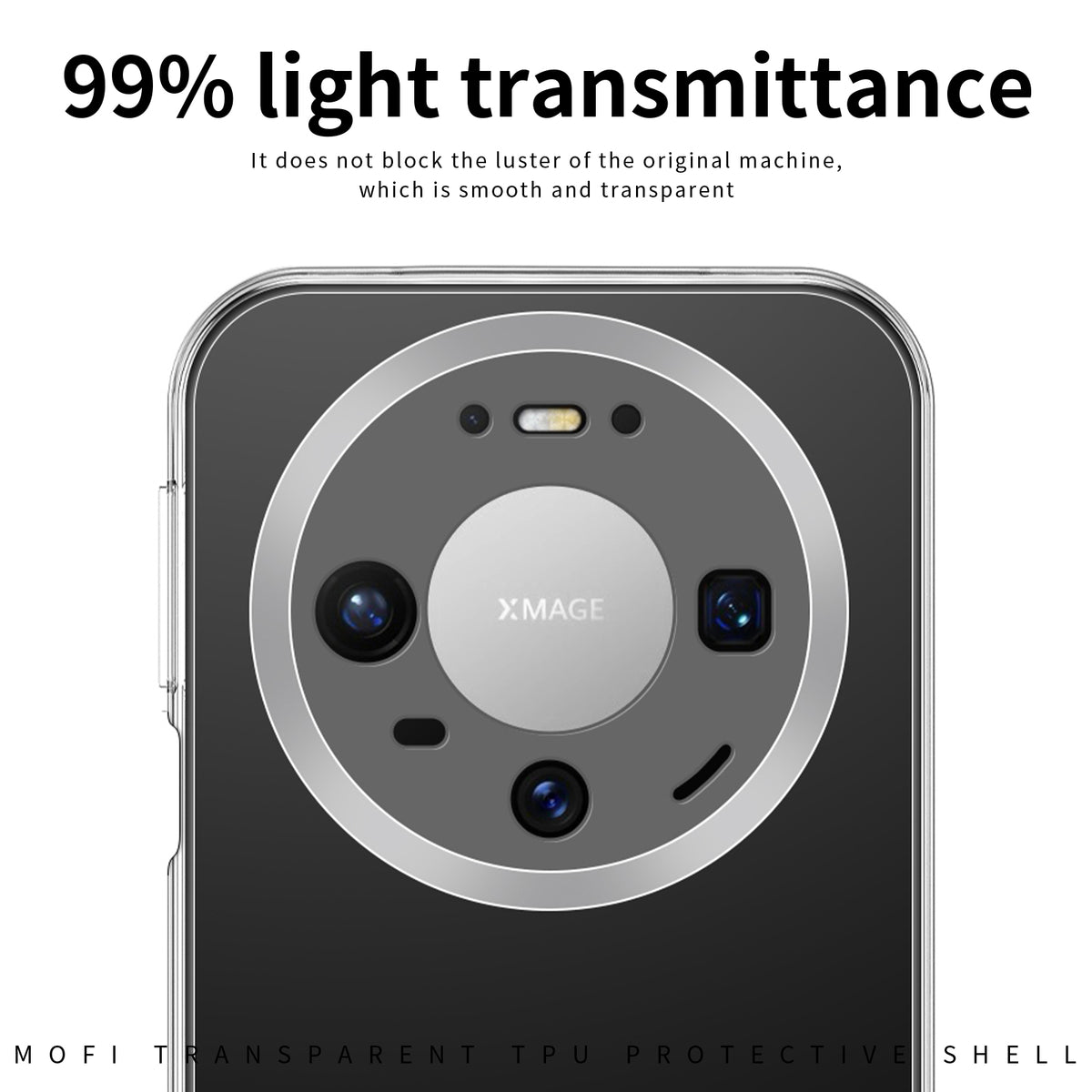MOFI For Huawei Mate 80 Pro / Huawei Mate 80 Clear Phone Case  Ultra-Thin TPU Phone Back Cover