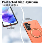 For Samsung Galaxy A26 5G Magnetic Case Rotating Kickstand TPU + PC Phone Cover