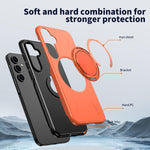 For Samsung Galaxy A26 5G Magnetic Case Rotating Kickstand TPU + PC Phone Cover