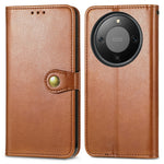 Phone Case For Honor Magic8 Lite 5G  /  X9d 5G  /  X70 5G Wallet Stand Leather Phone Cover with Wrist Strap