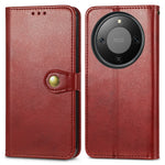 Phone Case For Honor Magic8 Lite 5G  /  X9d 5G  /  X70 5G Wallet Stand Leather Phone Cover with Wrist Strap