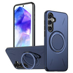 Til Samsung Galaxy A15 4G / Galaxy A15 5G Magnetisk Cover Roterende Støtteben TPU + PC Telefoncover