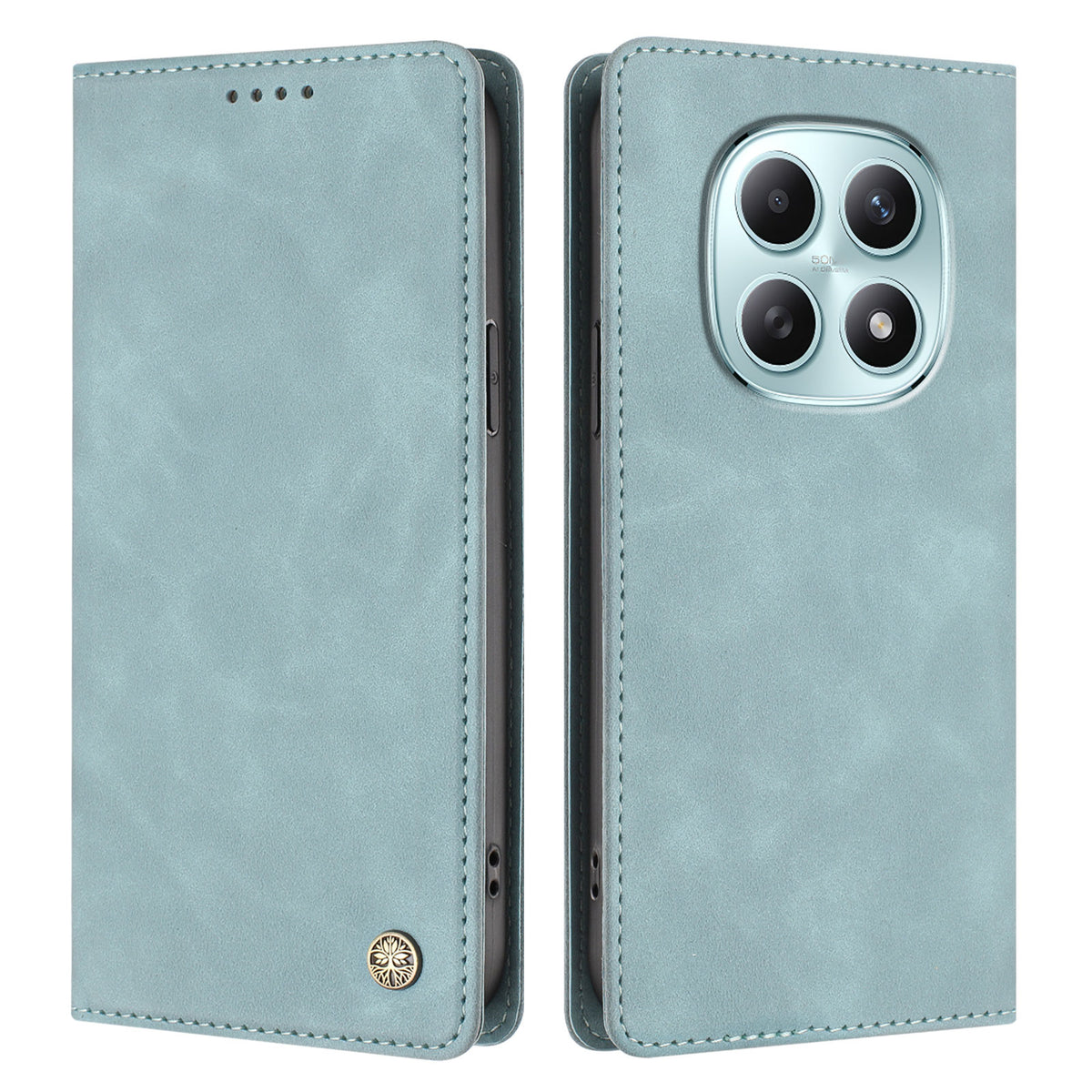For Xiaomi Poco M8 5G / Xiaomi Redmi Note 15 4G (Global) / Xiaomi Redmi Note 15 5G (Global) Case HX RFID Blocking Wallet Stand Leather Flip Phone Cover