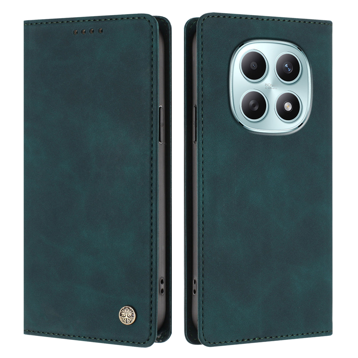 For Xiaomi Poco M8 5G / Xiaomi Redmi Note 15 4G (Global) / Xiaomi Redmi Note 15 5G (Global) Case HX RFID Blocking Wallet Stand Leather Flip Phone Cover