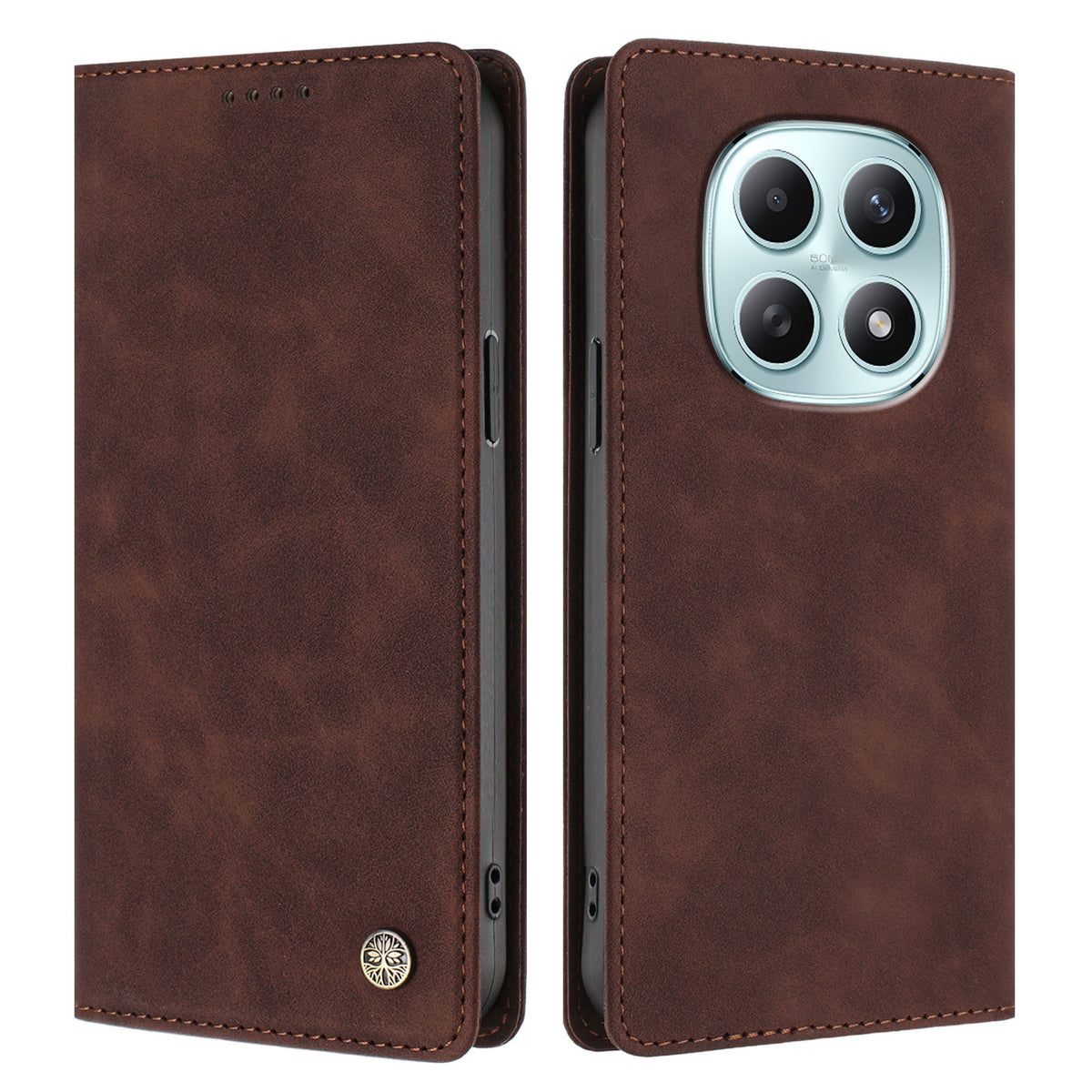 For Xiaomi Poco M8 5G / Xiaomi Redmi Note 15 4G (Global) / Xiaomi Redmi Note 15 5G (Global) Case HX RFID Blocking Wallet Stand Leather Flip Phone Cover