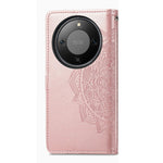Wallet Case For Honor Magic8 Lite 5G  /  X9d 5G  /  X70 5G Mandala Flower Leather Phone Cover Stand