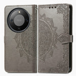 Wallet Case For Honor Magic8 Lite 5G  /  X9d 5G  /  X70 5G Mandala Flower Leather Phone Cover Stand