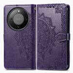 Wallet Case For Honor Magic8 Lite 5G  /  X9d 5G  /  X70 5G Mandala Flower Leather Phone Cover Stand