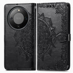 Wallet Case For Honor Magic8 Lite 5G  /  X9d 5G  /  X70 5G Mandala Flower Leather Phone Cover Stand