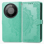 Wallet Case For Honor Magic8 Lite 5G  /  X9d 5G  /  X70 5G Mandala Flower Leather Phone Cover Stand