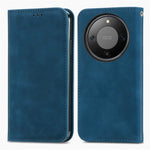 Leather Case For Honor Magic8 Lite 5G  /  X9d 5G  /  X70 5G with Card Holder Magnetic Absorption Phone Cover