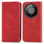Leather Case For Honor Magic8 Lite 5G  /  X9d 5G  /  X70 5G with Card Holder Magnetic Absorption Phone Cover