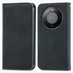 Leather Case For Honor Magic8 Lite 5G  /  X9d 5G  /  X70 5G with Card Holder Magnetic Absorption Phone Cover