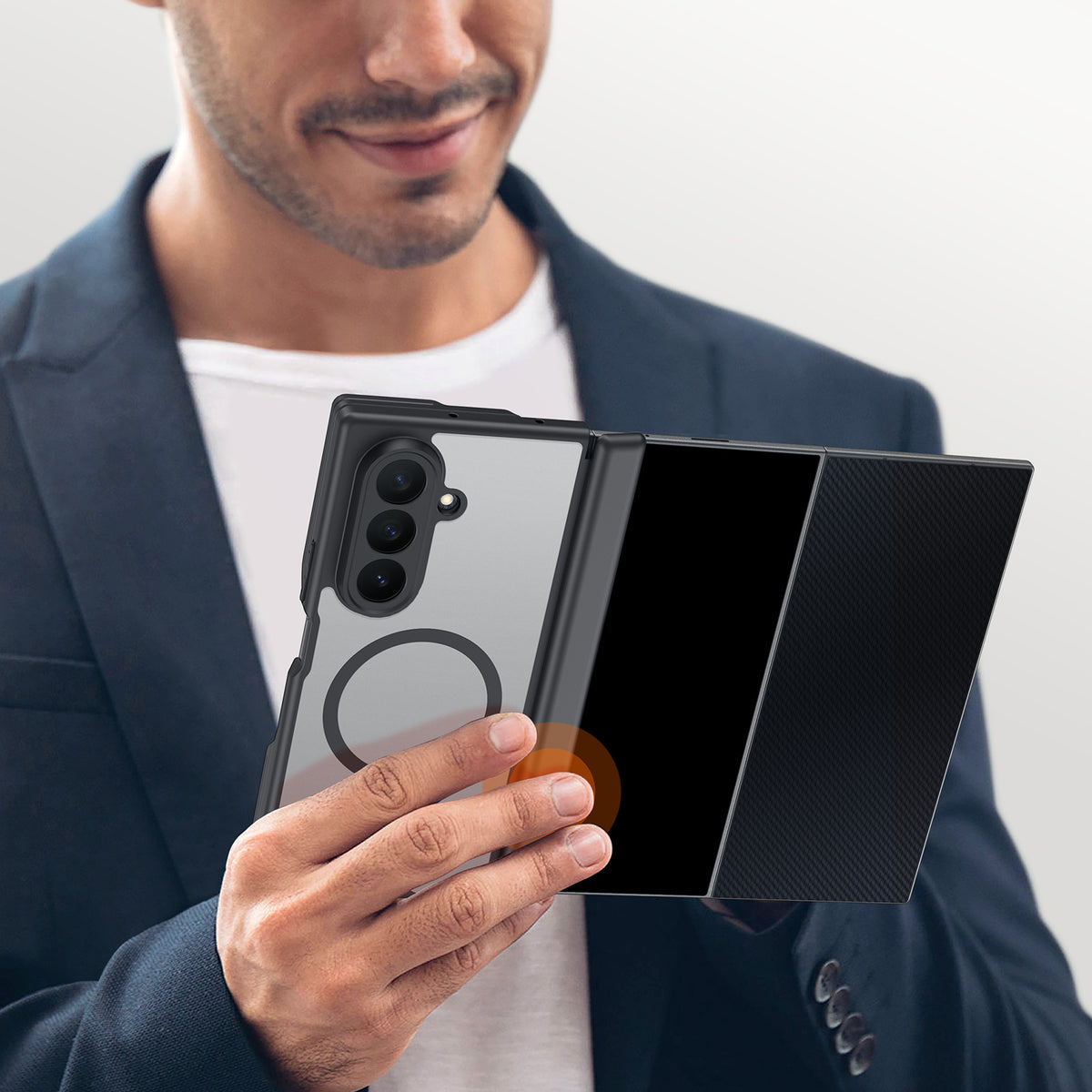 DUX DUCIS Til Samsung Galaxy Z TriFold 5G Magnetisk Etui Expn Series PC + TPU Telefonbagside