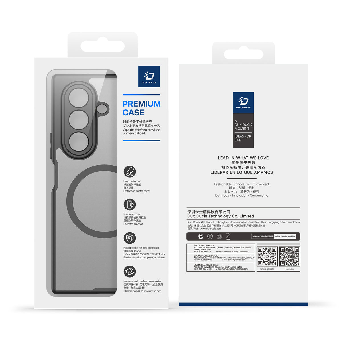 DUX DUCIS Til Samsung Galaxy Z TriFold 5G Magnetisk Etui Expn Series PC + TPU Telefonbagside