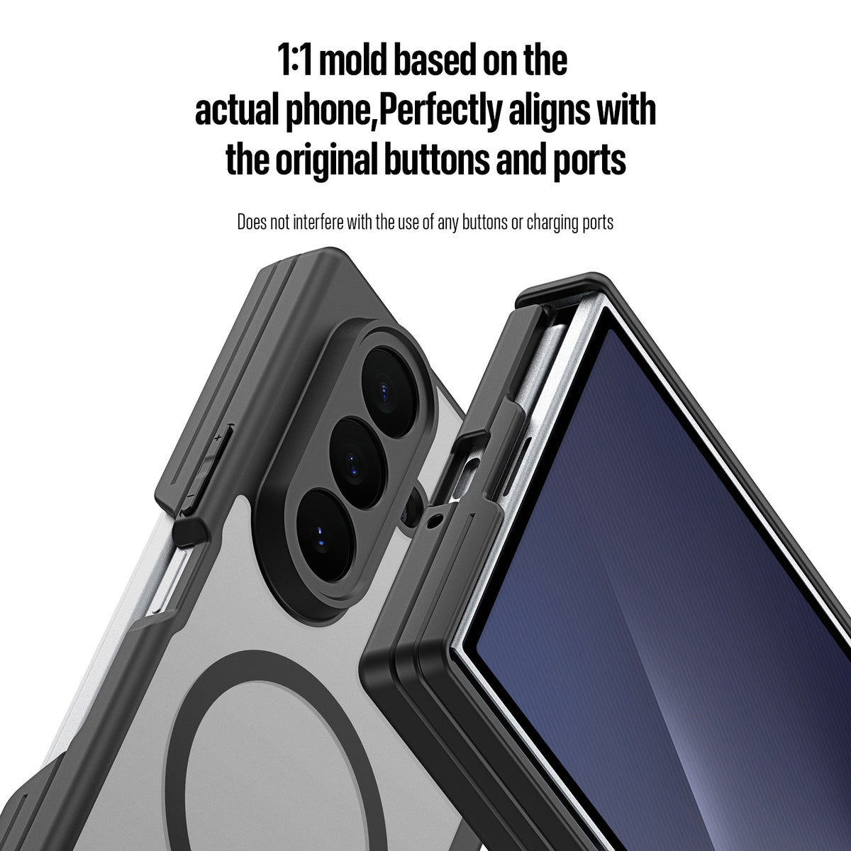 DUX DUCIS Til Samsung Galaxy Z TriFold 5G Magnetisk Etui Expn Series PC + TPU Telefonbagside