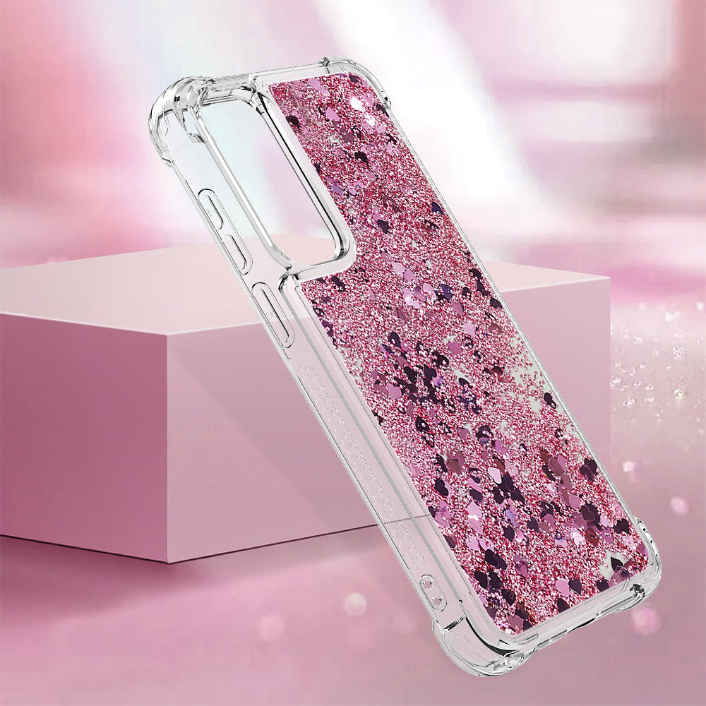 For Samsung Galaxy A57 5G TPU Case Glitter Quicksand Shockproof Phone Back Cover